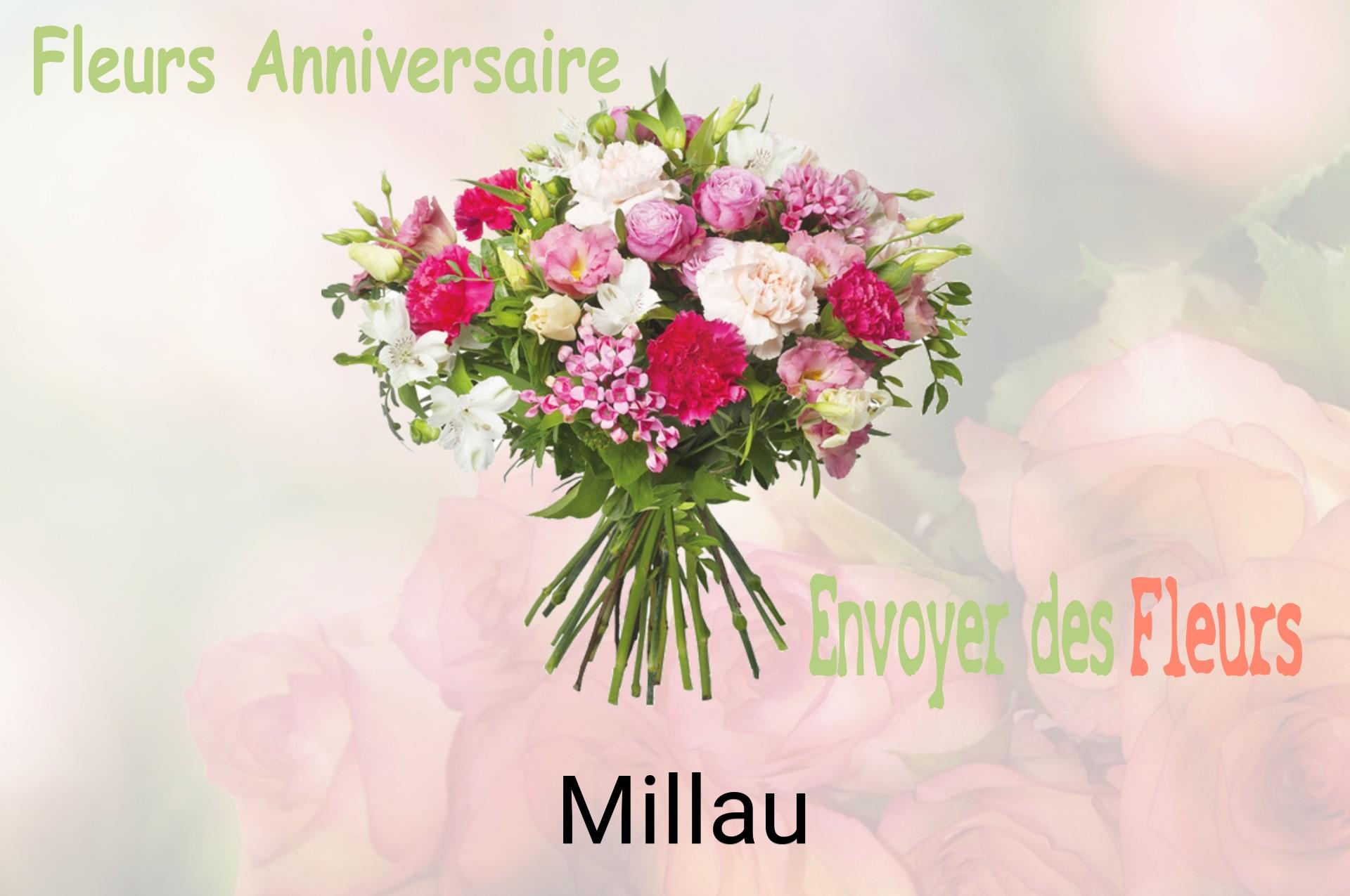Bouquet de fleurs d’anniversaire livré à Millau