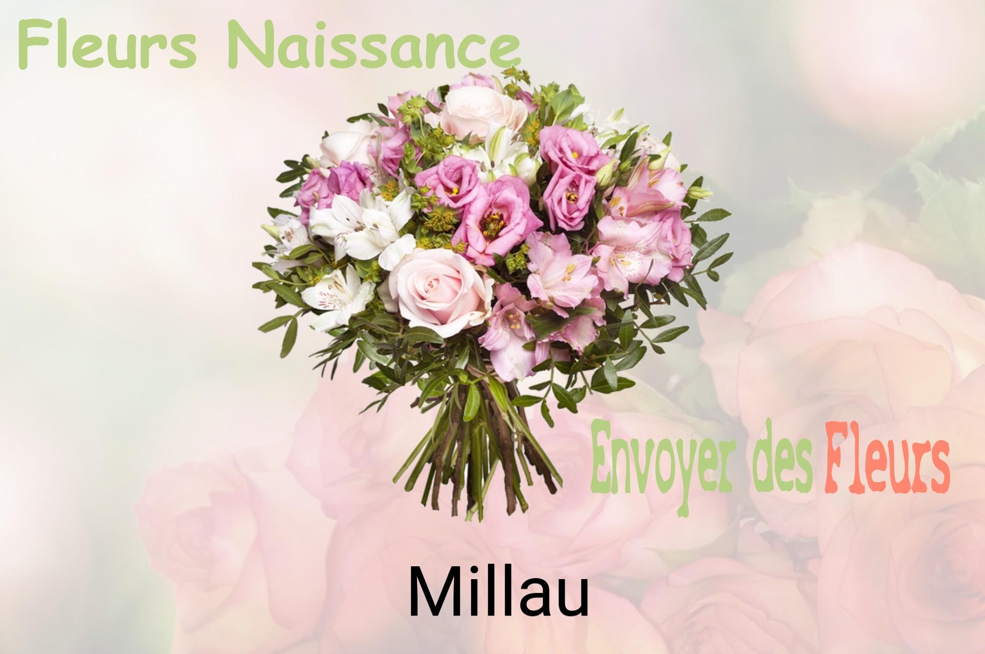 Bouquet de fleurs de naissance livré à Millau